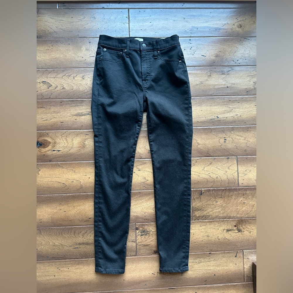JCrew 9 inch High Rise Black Jeans - Size 27
